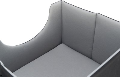 Trixie Bilsäte, 45x28x40 cm, svart/grå