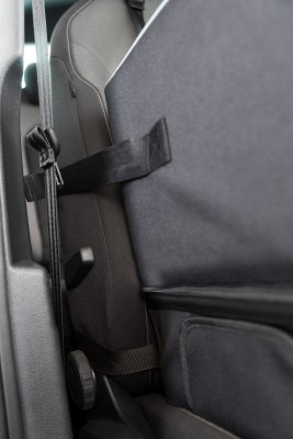 Trixie Bilsäte, 45 x 39 x 38,5 cm, svart