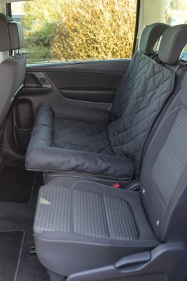 Trixie Bilsäte dyna, dubbel, 95x10x50 cm, svart