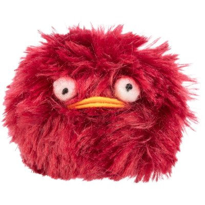 Zoom bild av kattleksak bjällerboll bjällra kattlek fluffboll rolig leksak katt rasslar 6 cm blandade färger fluff trixie