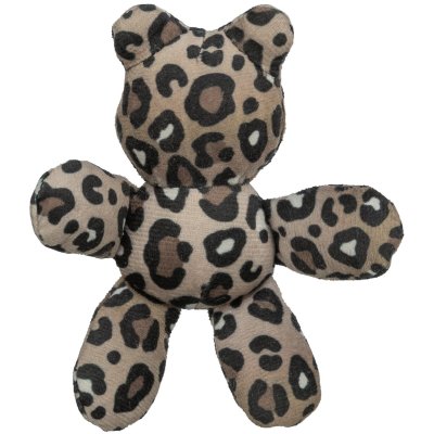 Zoom bild av Trixie Björn Leo m kattmynta, 12 cm kattleksak leopardmönster beige brun