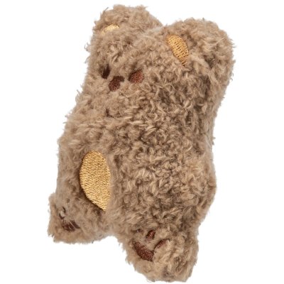 Zoom bild av kattleksak plysch björn kattmynta catnip polyester rolig leksak katt fluff 8 cm trixie flera färger beige blå röd gul