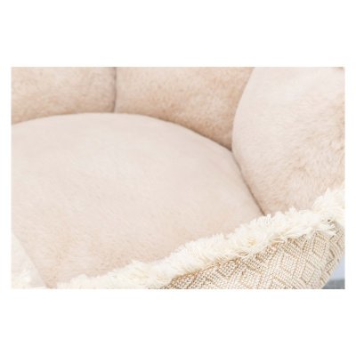 Zoom bild av Boho bädd rektangulär beige, flera storlekar