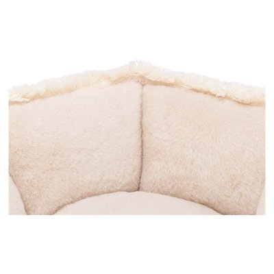 Zoom bild av Boho bädd rektangulär beige, flera storlekar