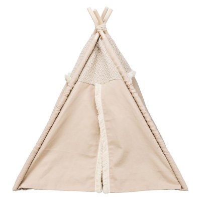Zoom bild av Boho tipi, 55 × 65 × 55 cm, beige