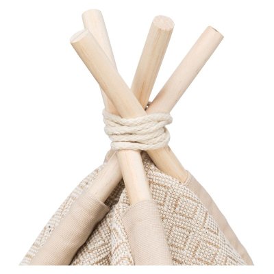 Zoom bild av Boho tipi, 55 × 65 × 55 cm, beige