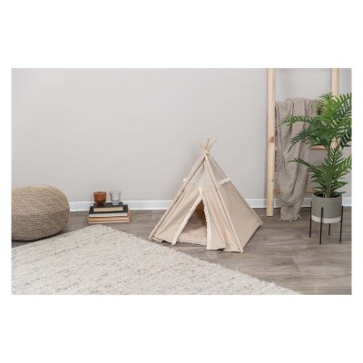 Zoom bild av Boho tipi, 55 × 65 × 55 cm, beige