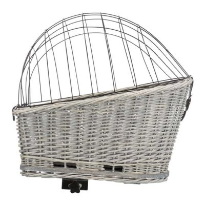 Zoom bild av Cykelkorg för pakethållare, pil, 35xh49x55 cm fäste 10,5-14,5cm, grå