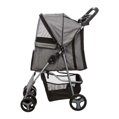 Zoom bild av Djurvagn Buggy, hopfällbar, 47×h100×80 cm, grå