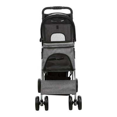Zoom bild av Djurvagn Buggy, hopfällbar, 47×h100×80 cm, grå