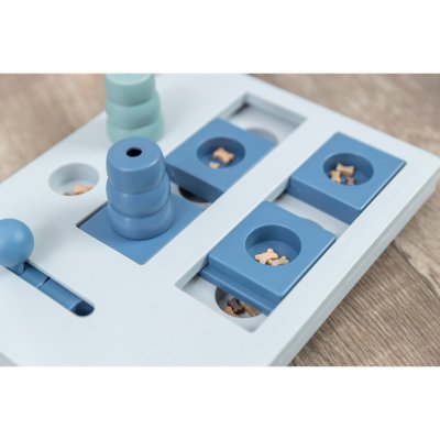 Zoom bild av Trixie Dog Activity Mini Mover, Nivå 3, 25 x 20 cm hundspel aktiveringsleksak hundleksak aktiveringsspel ny färg blå turkos