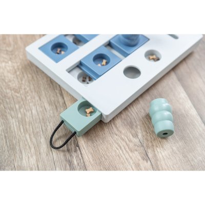 Zoom bild av Trixie Dog Activity Mini Mover, Nivå 3, 25 x 20 cm hundspel aktiveringsleksak hundleksak aktiveringsspel ny färg blå turkos