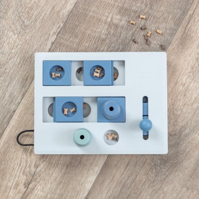 Zoom bild av Trixie Dog Activity Mini Mover, Nivå 3, 25 x 20 cm hundspel aktiveringsleksak hundleksak aktiveringsspel ny färg blå turkos