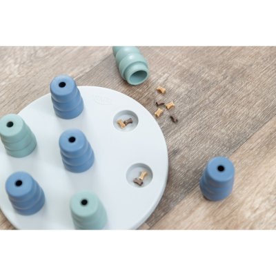 Zoom bild av Trixie Dog Activity Mini Solitaire, Nivå 1, 20 cm hundspel aktiveringsleksak hundleksak aktiveringsspel ny färg blå grön