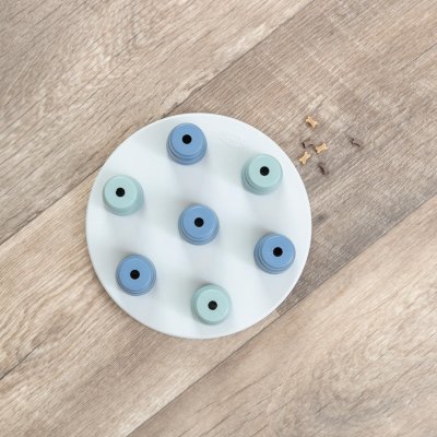 Zoom bild av Trixie Dog Activity Mini Solitaire, Nivå 1, 20 cm hundspel aktiveringsleksak hundleksak aktiveringsspel ny färg blå grön