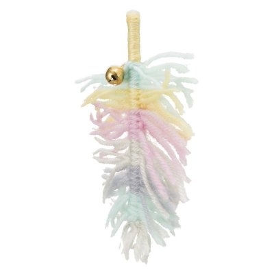 Zoom bild av Fjäder med bjällra, polyester, 14 cm