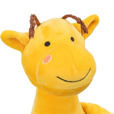 Zoom bild av hundleksak gosdjur mjukdjur hundgosdjur gosedjur keldjur giraff mjuk plysch pip supermjuk pip gul brun trixie