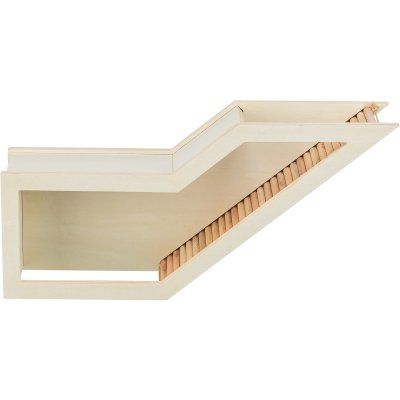 Zoom bild av trixie Insynsbox med tunnel, 36 × 17 cm smådjur observationsbox för gnagare smådjurstillbehör med insyn träbox med tunnel för bu