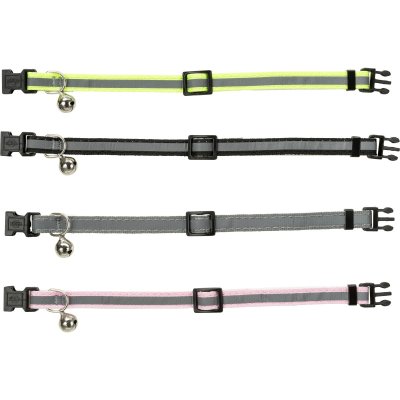 Zoom bild av Junior katthalsband reflexband, snabblås, blandade färger