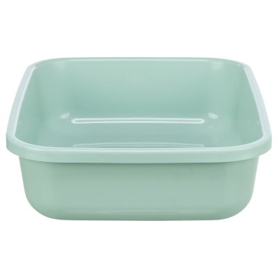 Zoom bild av kattlåda kattunge kitty junior katt kattoalett pastell rosa mint beige kitten smidig små katter låg kant lätt att kliva in rumsr