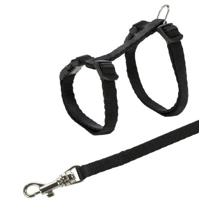 Zoom bild av Junior kittensele+koppel, 19-31 cm/8 mm, blandade färger