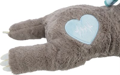 Zoom bild av Junior sengångare m hjärtljud, plysch, 34 cm