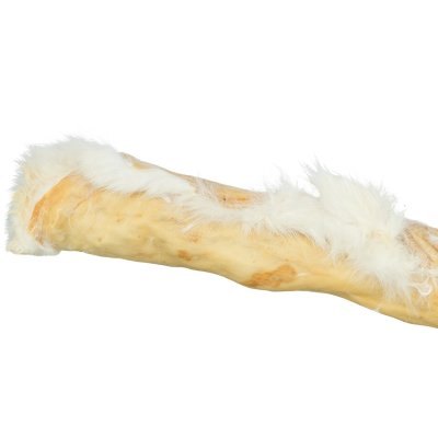 Zoom bild av Trixie Kaninskinnsrulle med päls, 45-50 cm, 85 g hundtugg kanin tugg hundgodis lång