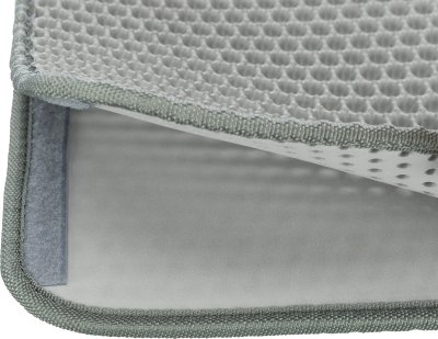 Zoom bild av kattlådematta tömningsbar