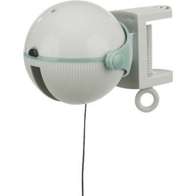 kattleksak robot motor smart catch-it rör sig själv automatisk plast vit fjäder fiskskelett trixie cat toy