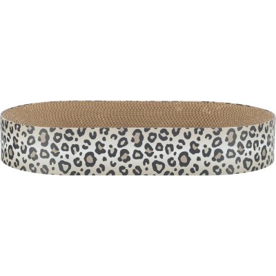 Zoom bild av Trixie Klösbädd Leo, 63 × 10 × 35 cm, creme klös kattklös leksak katt leopardmönster beige brun wellpapp