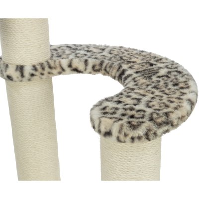 Zoom bild av Trixie Klösmöbel Leo, 82 cm, creme beige plysch jute bädd klös kattmöbel