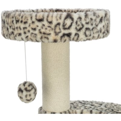 Zoom bild av Trixie Klösmöbel Leo, 82 cm, creme beige plysch jute bädd klös kattmöbel