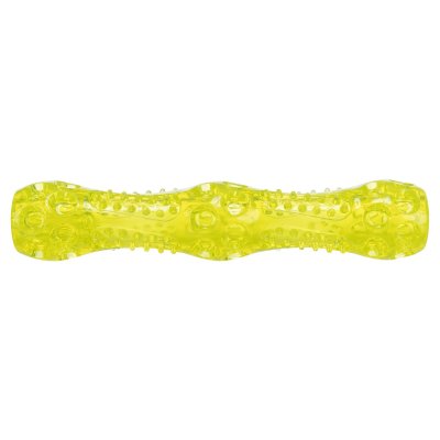 Zoom bild av Trixie Leksaksrulle TPR, 28 cm, lime hundleksak gul grön lång pip kasta apport rolig sommarleksak