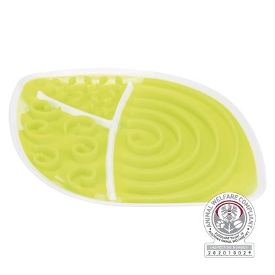 Zoom bild av Lick'n'Snack platta, lövformad, TPR/PP, 28 × 21 cm