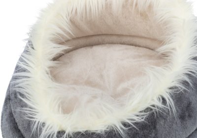 Zoom bild av hundbädd kattbädd