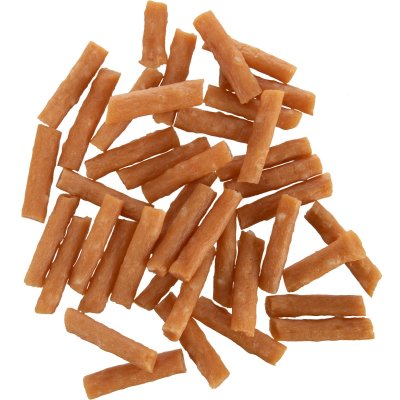Zoom bild av kattgodis med kyckling, mjukt kattgodis, Trixie Premio, kycklingsticks katt, belöningsgodis katt, sockerfritt kattgodis, kattgod