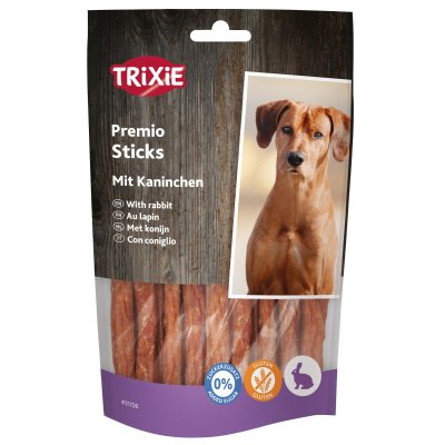 hundgodis kanin premio rabbit sticks trixie belöningsgodis hundgodispinnar godispinnar hund glutenfria