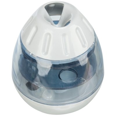 Zoom bild av Trixie Roly poly Snack-Ägg, plast,13 cm, grå hundleksak aktivering godislek snacksleksak grå blå roly poly snacksägg trixie hund