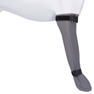 operationssocka skyddssocka skyddsstrumpa protective sock hund grå silikon trixie