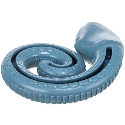 Zoom bild av Trixie Snacksorm hopringlad, TPR, ø 18 cm hundleksak godisgömma aktiveringsleksak aktivering hund blå gummi