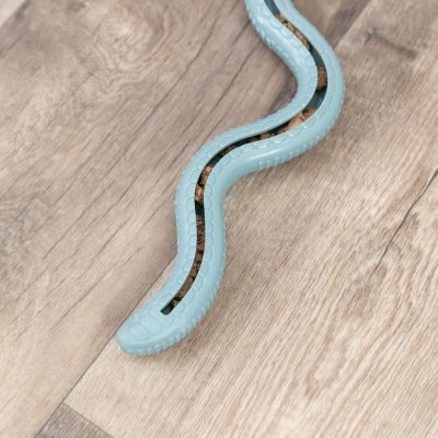 Zoom bild av Trixie Snacksorm, TPR, 42 cm turkos grön aqua hundleksak godisgömma snacksleksak aktiveringsleksak hund ny färg