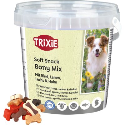 Zoom bild av Trixie Soft Snack Bony Mix 500g plasthink hundgodis belöningsgodis hundsnacks hundben
