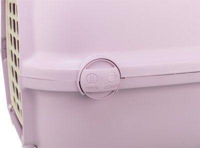 Zoom bild av trixie transportbur relax xs 32x30x48 cm rosa för små hundar och katter med skruvlås stressfri djurtransport säker bur för bilre