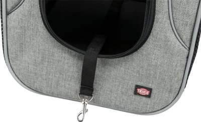 Zoom bild av Transportväska Front 30x33x26cm svart/grå