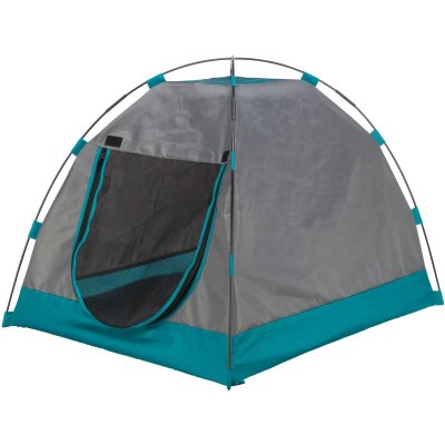Hundtält, 80 × 63 × 65 cm mörkgrå/petrol