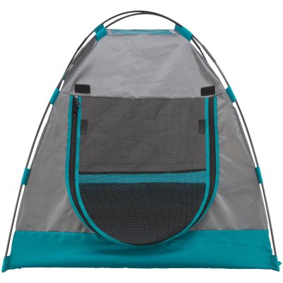 Hundtält, 80 × 63 × 65 cm mörkgrå/petrol