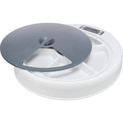 Zoom bild av TX4+1 Foderautomat, 5 × 240 ml/33 × 5 × 36 cm, vit/grå