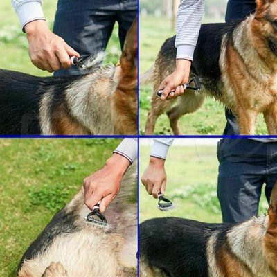 Zoom bild av Underullskarda Dubbelsidig, två färger, två storlekar