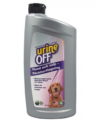 Urine Off fläckborttagning för hundar och valpar 946 ml dog bullet