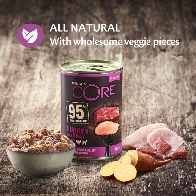 Zoom bild av CORE 95% Duo Protein Turkey & Goat 400g